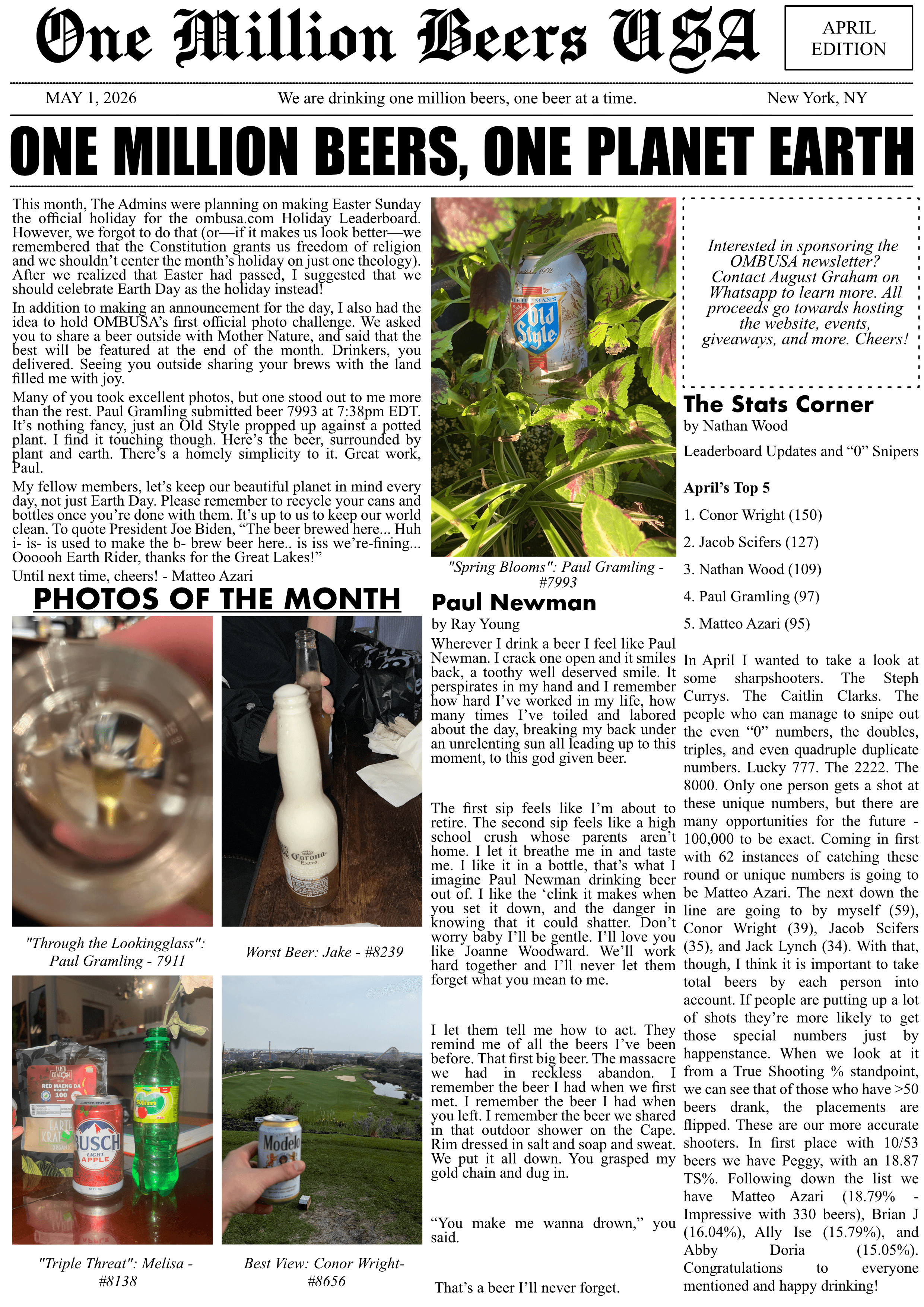 Newsletter April 2026